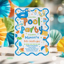 Search for swimming birthday invitations Summer birthday party