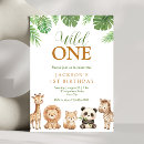 Search for wild birthday invitations Tropical greenery birthday