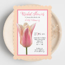 Search for tulip bridal shower invitations Pink
