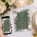 Search for green moss invitations Elegant