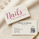 Search for nail technician business cards Minimal