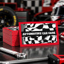 Search for chequered business cards Automobile