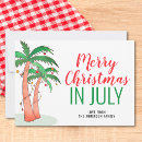 Search for in july christmas cards Palm trees