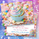 Search for rainbow cupcakes invitations Candy