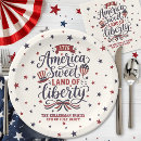 Search for 4th of july paper plates Independence day party