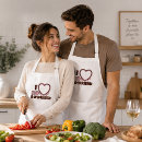 Search for pink and brown aprons Cute
