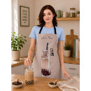 Search for bubble tea aprons Pearl milk tea