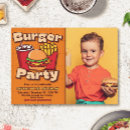 Search for hamburger party invitations Cheeseburger