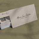 Search for therapist business cards Qr code