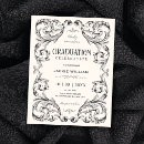 Search for gothic graduation invitations Vintage