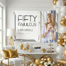 Search for 50th birthday banners Elegant birthday party