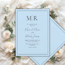 Search for pastel blue invitations Elegant