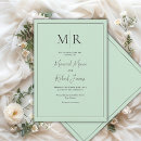 Search for mint green wedding invitations Modern