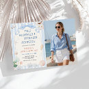 Search for turning 16 invitations Blue white stripes