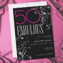 Search for event birthday invitations 50 and fabulous