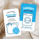 Search for washing laundry business cards Modern