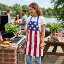 Search for white blue star aprons Barbecue