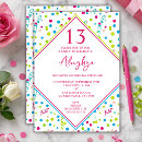Search for girls 13th birthday invitations For kids