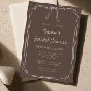 Search for chocolate bridal shower invitations Whimsical