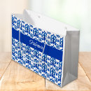 Search for blue and white gift bags Simple