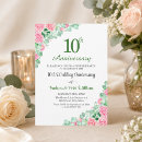 Search for surprise wedding anniversary invitations Greenery