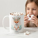 Search for watercolor fox mugs Floral