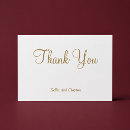 Search for gold thank you cards Minimalist