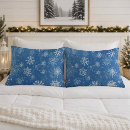 Search for winter pillowcases Snowflake pattern