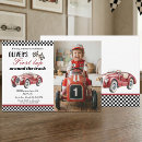Search for vintage race car birthday invitations Baby boy