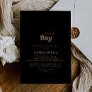 Search for black and gold baby shower invitations For her