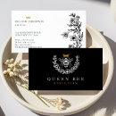 Search for queen business cards Honey bee