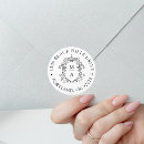 Search for black round return address stickers Botanical