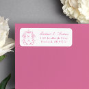 Search for monogram wedding return address labels Traditional