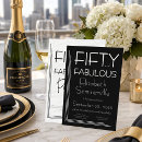 Search for art deco 50th birthday invitations 50 year old