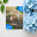 Search for blue hydrangea thank you cards Blue and white