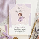 Search for ballet baby shower invitations Ballerina