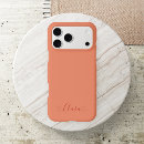 Search for coral orange iphone cases Girly