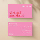 Search for virtual assistant business cards Modern