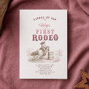Search for barrel birthday invitations Western