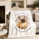Search for bulldog blankets Frenchie