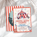 Search for circus 3rd birthday invitations Elephant