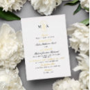 Search for black white gold wedding invitations Unique