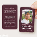 Search for memorial prayer cards Celebration of life