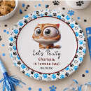 Search for cat birthday plates Let's pawty