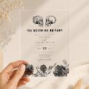 Search for gothic wedding invitations Til death