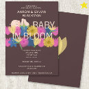 Search for maroon baby shower invitations Baby in bloom