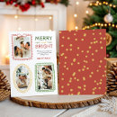 Search for ribbon christmas cards Merry and bright