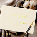 Search for gold wedding guest books Minimalist