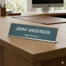 Search for professional name plates Grey