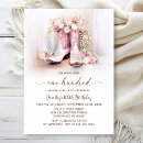 Search for pink cowgirl party invitations Floral